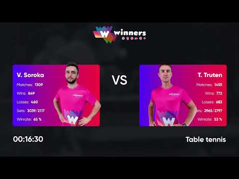 WINners League 16.02.2022 Storozhenko O. - Hnatiuk A. 17:30