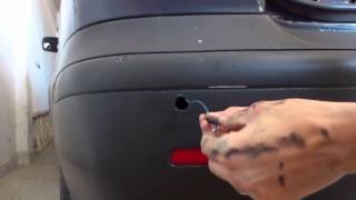 How to fit reverse parking sensor kit  (fiat siena)