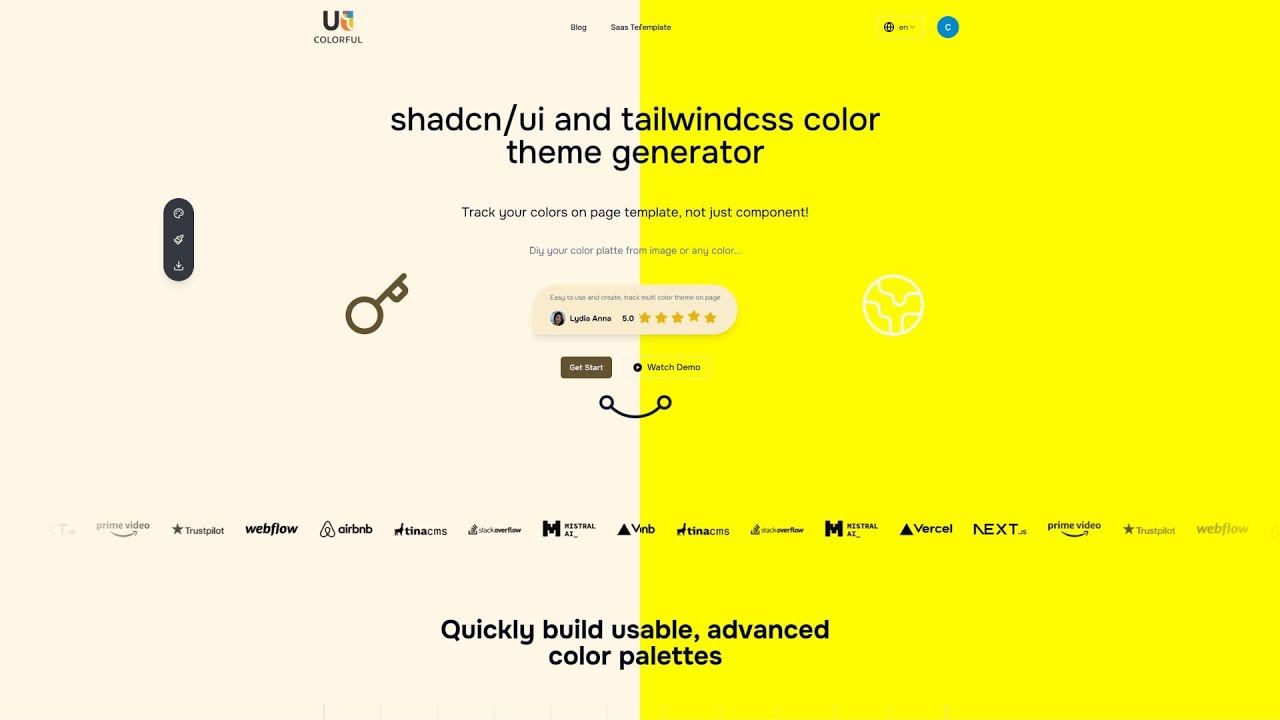 UI Colorful demo video