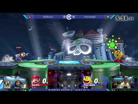 The Smash Lab 120 Winners R2 - A51|Coco (Mario) vs Porcentaj3 (Pacman)