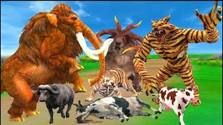 Download Lagu African Animals: Elephant, Cow, Tiger, Dog, Chicken, Goat, Cat, Pig - Animal Videos Thumbnail
