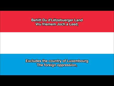 Ons Heemecht - National anthem of Luxembourg (LU/EN lyrics)