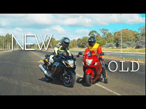 OLD 2020 Hayabusa VS NEW 2021 Hayabusa Drag Race | second gen vs third gen