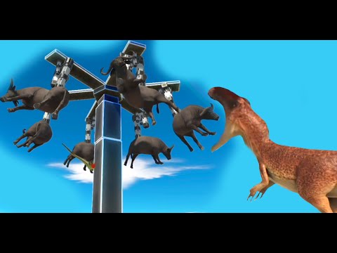 Risky Thrill Ramp Challenge - Animal Revolt Battle Simulator