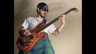 Bagpipe Blues - Rufus Harley - Bass Guitar Cover 