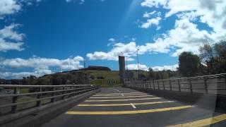 Driving Across Tay Road Bridge On Visit To North Fife Scotland