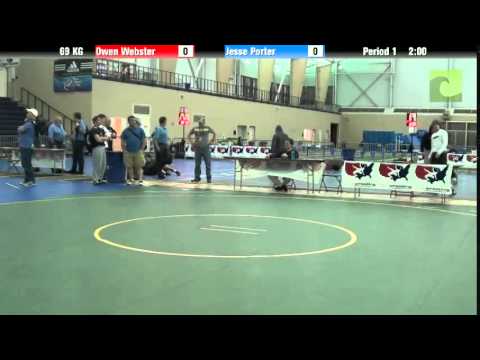FILA Cadet 69 KG Owen Webster vs. Jesse Porter