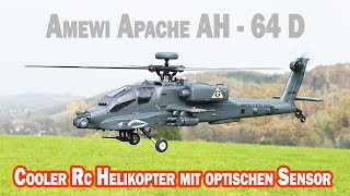 Der böse Apache AH-64 D von Amewi RC Helikopter mit Höhenhalte- u. deaktivierbare optischen Sensor