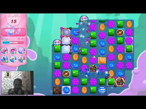 Candy Crush Saga Level 8096 - 1 Stars, 16 Moves Completed
