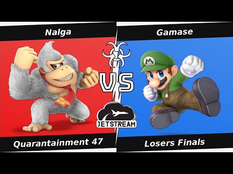 Quarantainment 47 Losers Finals - Nalga (Donkey Kong) Vs. Gamase (Mario) Smash Ultimate - SSBU