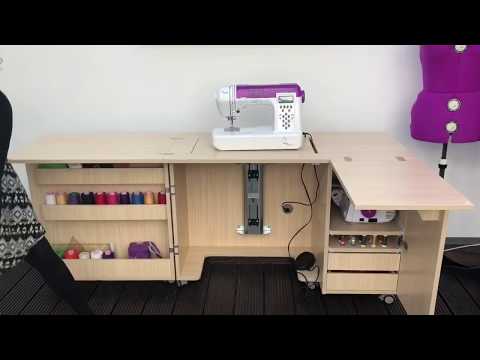 TEXI SESAME DUO Folding cabinet: tailor's workshop || Rozkładana szafka - pracownia krawiecka