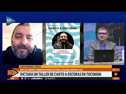 Cantar a oscuras: El músico Jesús Fernández dictará un innovador taller  en Tucumán
