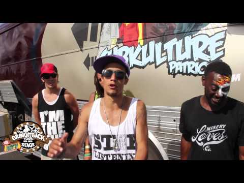 Subkulture Patriots on the BringItBack Stage Vans Warped tour 2012
