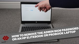 How to remove an admin BIOS password on an HP ProBook Elitebook 440 450 Laptop with RCUnlock Utility