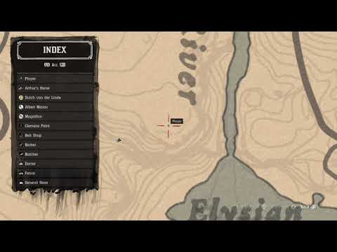 Elysian Pool Sketched Map Treasure Location