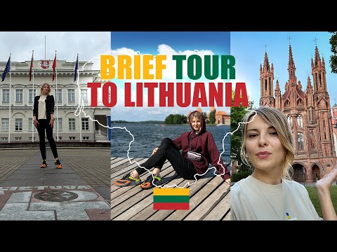 BRIEF LITHUANIA TOUR: VILNIUS & TRAKAI. SUPPORT OF UKRAINE EVERYWHERE. Vlog 410: War in Ukraine