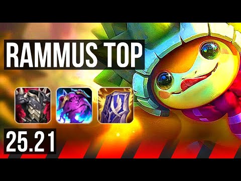RAMMUS vs FIORA (TOP) | 6k comeback, 800+ games | KR Master | 25.21