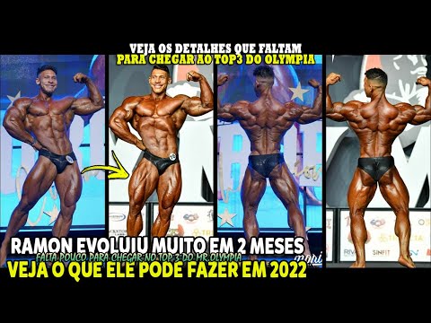 EVOLUÇÃO DO RAMON EM 2 MESES - AGORA SÃO TEM 10 MESES ATÉ O OLYMPIA 2022 VEJA O QUE ELE PODE FAZER