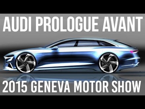 Audi Prologue Avant - Concept Design at the 2015 Geneva Motor Show