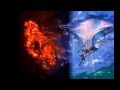 Fire and Ice dragons 