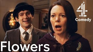 Shun Poses as Mrs. Flowers Husband | Starring Olivia Colman & Julian Barratt | Flowers