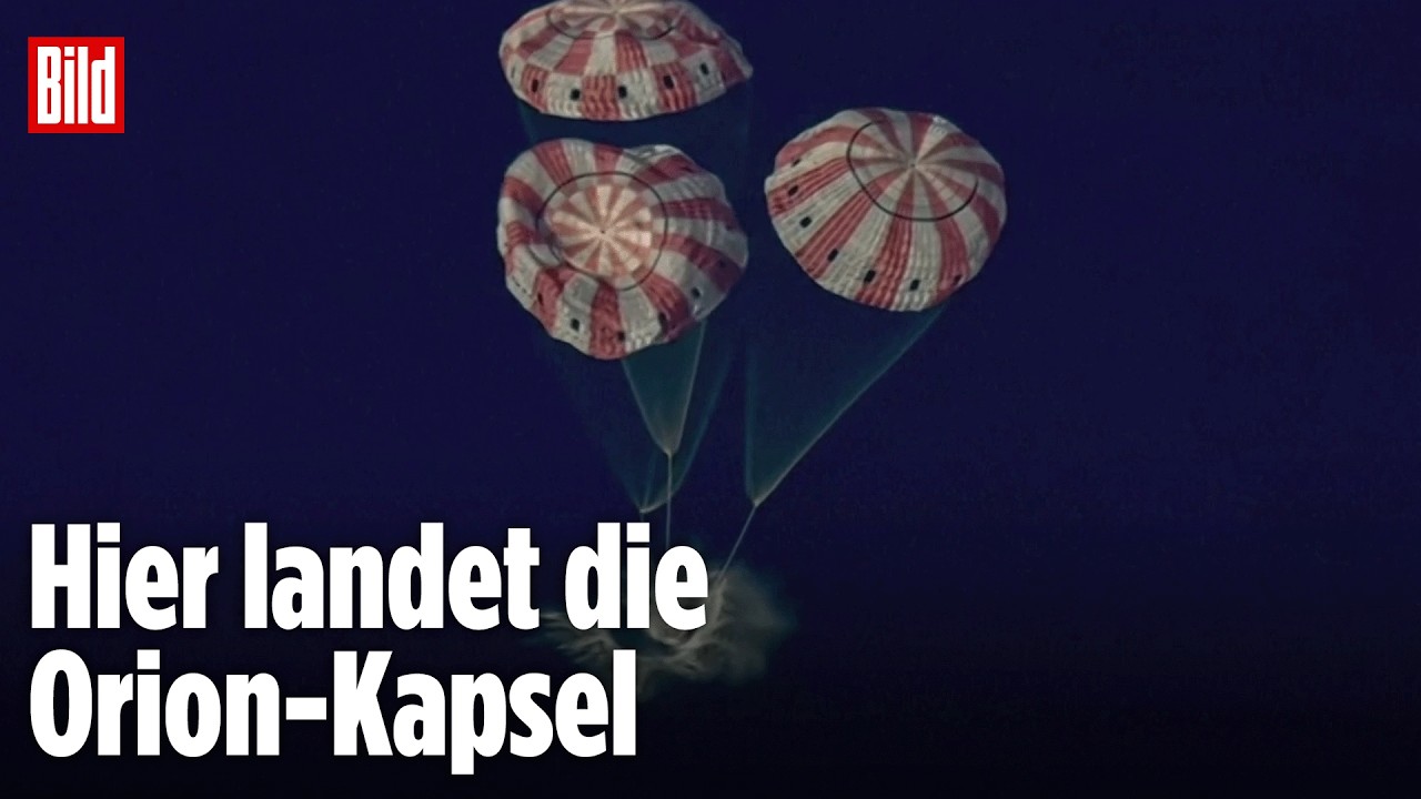 Artemis-Crew sicher zu Hause: Astronauten sind auf der Erde