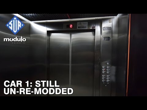 SÛR Ômicron (mod. Módulo) Traction Elevators (Center Wing, Car 1) - City Conv. Hall - GO, BR