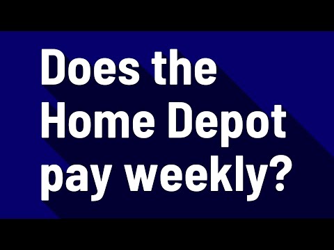 Home Depot Pay Schedule