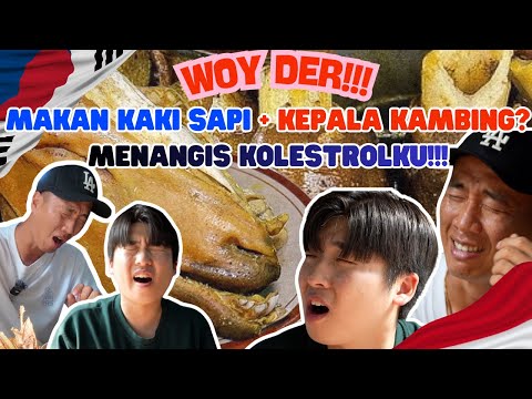 [WOY DER! Eps.4] | JEJE & COACH YOO MAU NANGIS MAKAN KEPALA KAMBING UTUH! SAMPE MINTA CANCEL SHOOT!!
