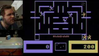 Crow Plays Wizard of Wor (Atari 8-Bit)