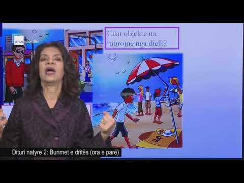 Dituri natyre 2 - Burimet e dritës (ora e parë)