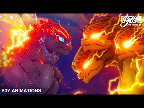 Baby Godzilla vs. King Ghidorah – Animation 12
