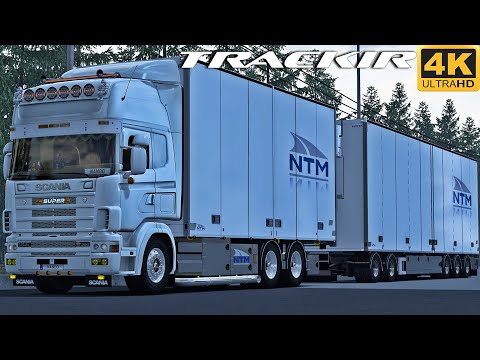 [TS-PC] ETS2 4K | MYGOTOPIA | SCANIA 164L 580 V8 (open pipe) | BAD WATER - WINDFIELD