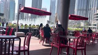 🇦🇪 Beautiful Fountain in Dubai Burj Khalifa 🇦🇪 | 🇦🇪 نافورة برج خليفة الجميلة في دبي 🇦🇪