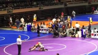 USA Wrestling Folkstyle Championship 2015, Lil B, Match 3