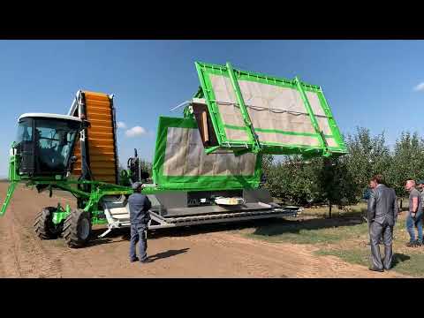 Apple & Fruit Harvester, Cosechadora fruta, Apfelerntemaschine  , Plum, Sherry, Almond,  Pistacie