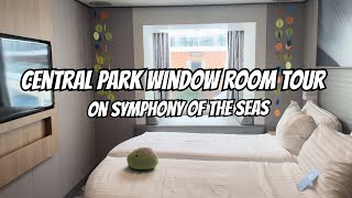 Central Park Window Room Tour on Symphony of the Seas