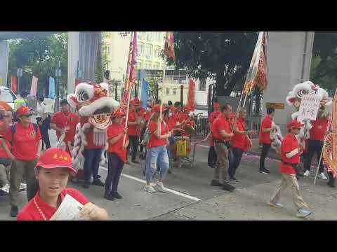 元朗各區慶祝天后誕舞獅舞龍表演及巡遊實錄（2）