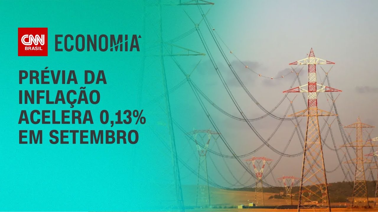 Prévia da inflação acelera 0,13% em Setembro | LIVE CNN