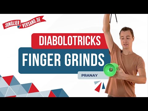 Diabolo Trick: Finger Grinds | Diabolo Tutorial | JugglingShipping.de | Pranay | Learn Diabolo