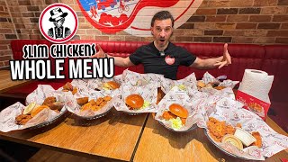 Slim Chickens Eating Challenge | Can I Eat the Whole Slim Chickens Menu