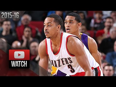 C.J. McCollum Full Highlights vs Lakers (2015.11.28) - 28 Pts
