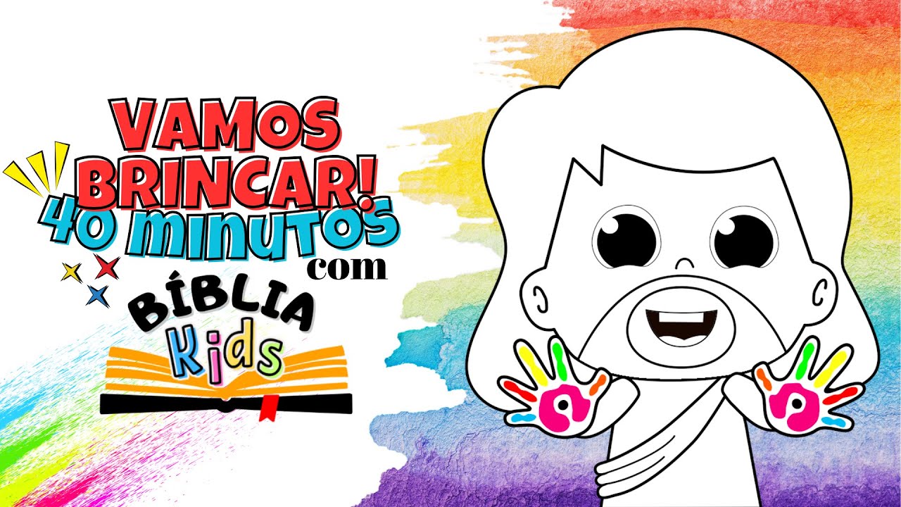 🤩🌈40 Minutos de brincadeiras com BÍBLIA KIDS! MARATONA BÍBLIA KIDS