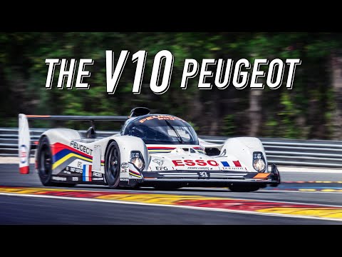 Onboard: Peugeot 905 on Spa - HQ V10 sound