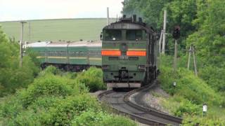 preview picture of video '[CFM] Făleşti, Train 341F Moscow - Chisinau / Поезд 341Ф, Москва — Кишинёв'