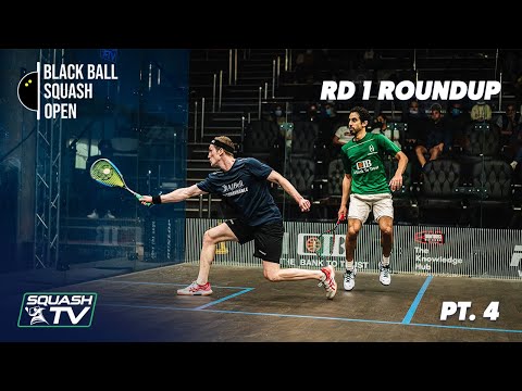 Squash: CIB Black Ball Open 2020 - Men's Rd 1 Roundup [Pt.4]