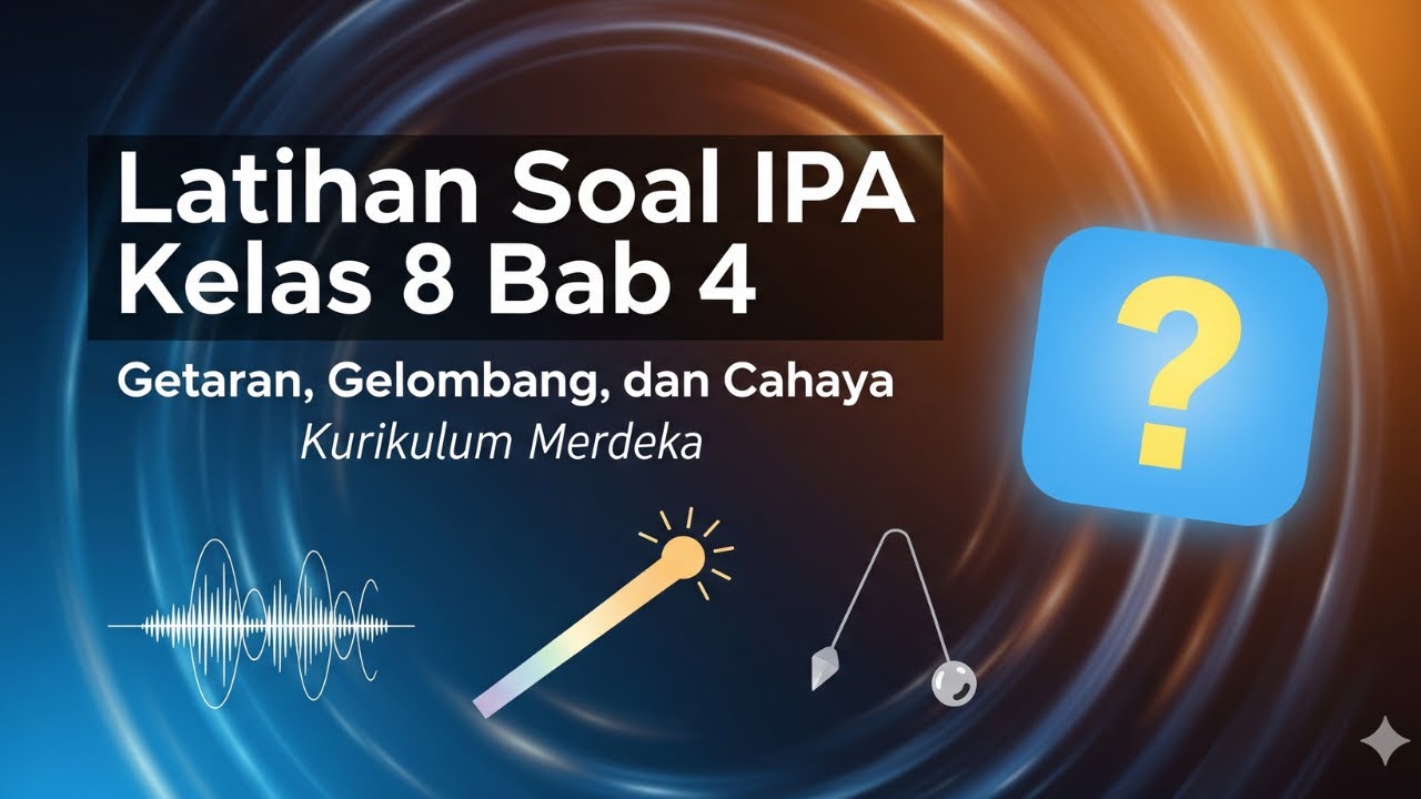 Latihan Soal IPA Kelas 8  Bab 4  Getaran, Gelombang dan Cahaya (Kurikulum Merdeka)