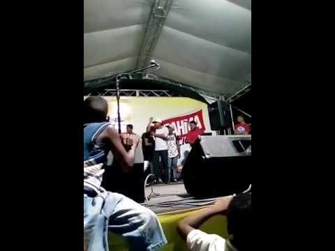 Nuestra presentación en la patronales d sabana yegua (dondy luck logan cyrius y Mello berny)