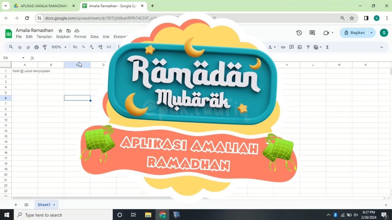 Tutorial Aplikasi Amaliah Ramadhan