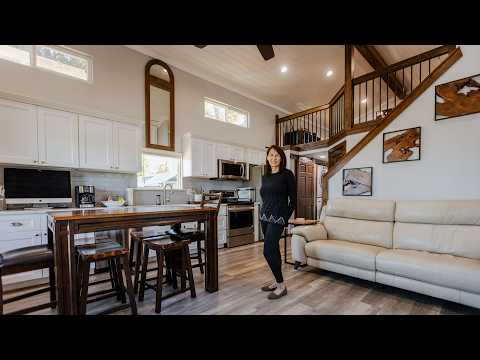 Her Stunning Tiny Home w/ Standing Loft & High Ceilings